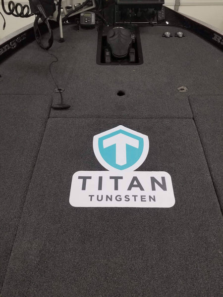 Team Titan Carpet Decal LARGE - Titan Tungsten