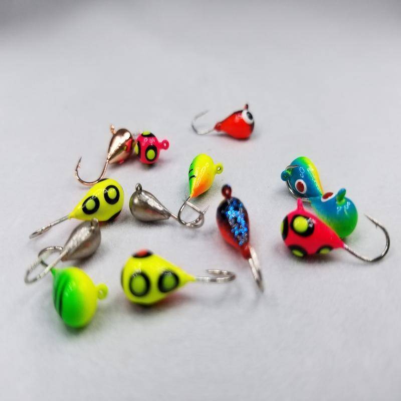 custom ice fishing lures Tungsten Ice Jigs – Titan Tungsten