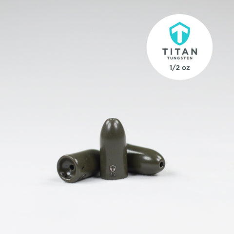 Titan Tungsten® Premium USA Made Tungsten Fishing Weights.