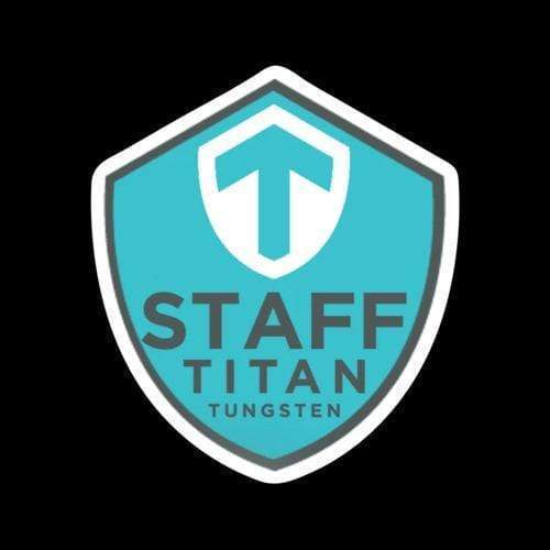 Team Titan Staff UV Decal - Titan Tungsten